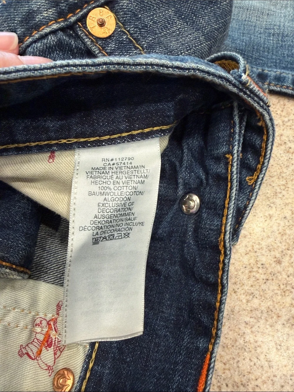 True Religion dark blue